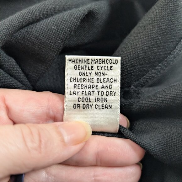 Talbots Women's M Black Maxi Dress Key Hole Back Sleeveless - Picture 6 of 6